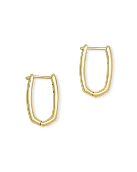 Ellen Huggie Earrings in 18k Gold Vermeil