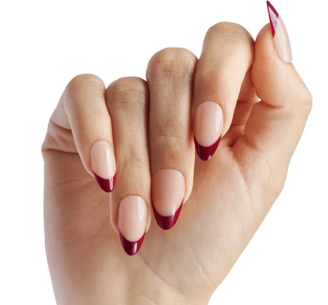 KISS Salon Acrylic French Color Press On Nails