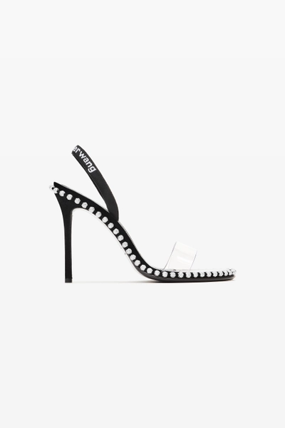 Black Nova Pvc Strap Sandal  