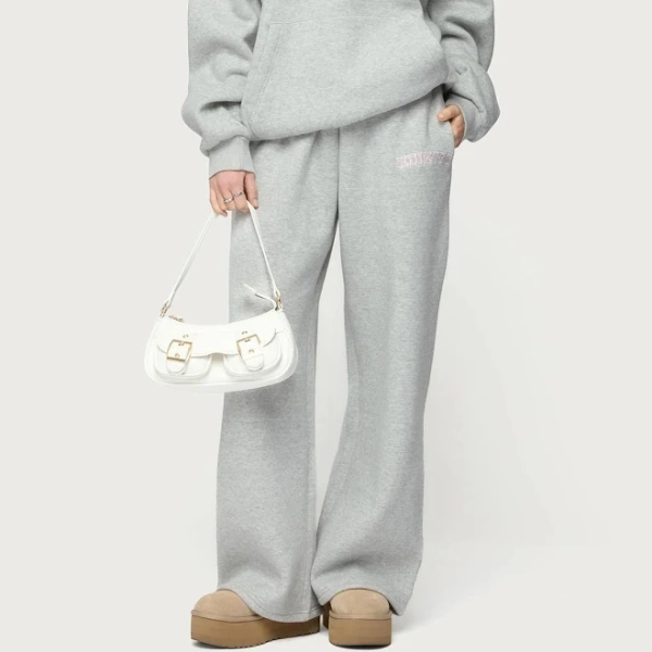 Edikted Women's Lover Wide Leg Sweatpants