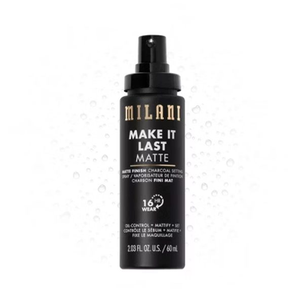 Milani Make It Last Matte Finish Charcoal Setting Spray - 2.03 fl oz