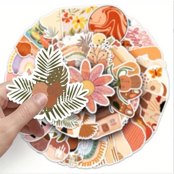50pcs Cute Water Bottle Stickers for Teens