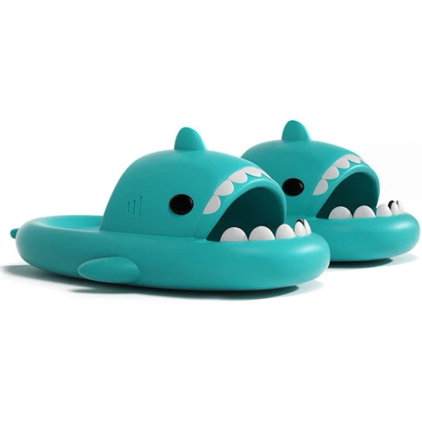 HelloSlippers Sharkicks Basic Kids Shark Slides