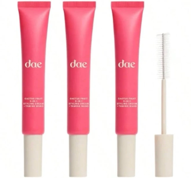 1/2/3PCS DAE Hair Cactus Fruit 3-In-1 Styling Cream & Taming Wand - Tame Flyaways, Smooth Frizz, Style Edges (0.6 Oz.),