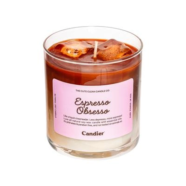 Candier Espresso Obsesso Coffee Candle in Brown