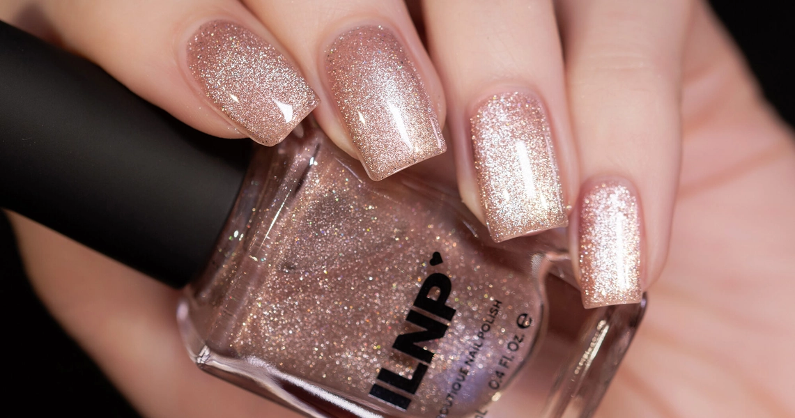 ILNP Teddy - Light Teddy Bear Brown Magnetic Holographic Nail Polish