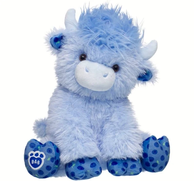 Build-A-Bear Blueberry Highland Cow Stuffed Toys