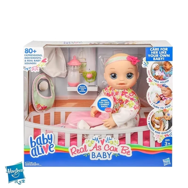 Hasbro Naughty Baby Smart Interactive Action Figures Can Feed and Talk Toys Collectibles Girls Play House Toys Children's Gifts - AliExpress 