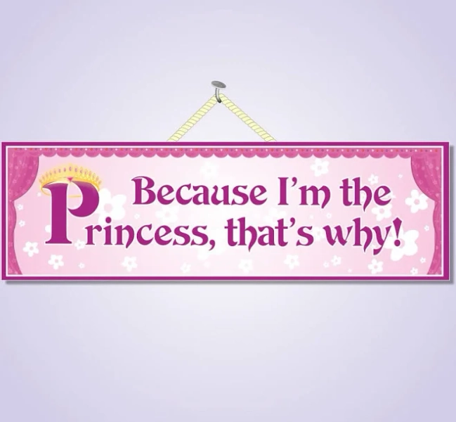Pink Princess Sign