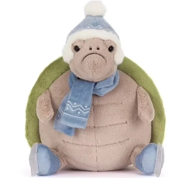 Cute Timi Turtle Plush Toy - Soft Stuffed Animal Doll