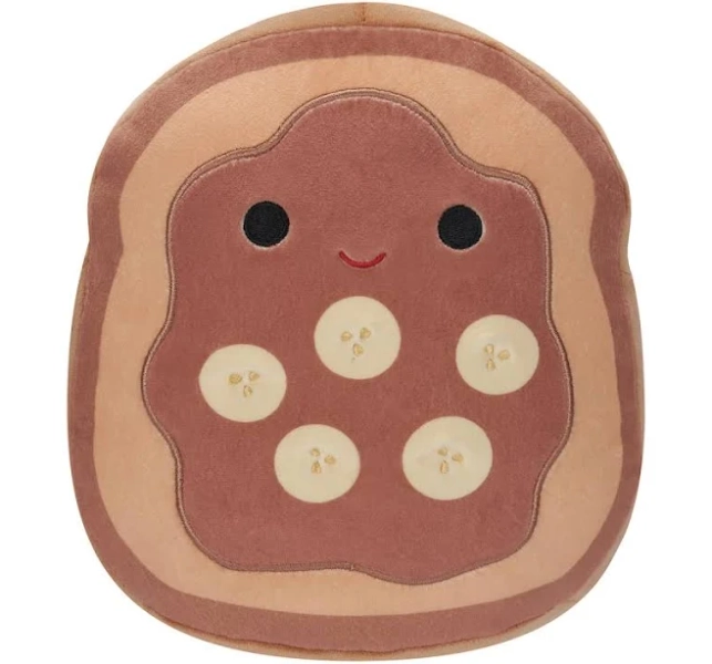 Squishmallows Danilo Chocolate Banana Toast Plush