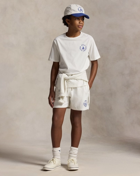 Logo Cotton Jersey Short