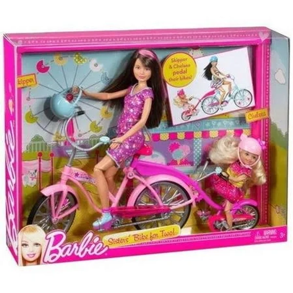 Barbie Sisters' Bike for Two Play Set