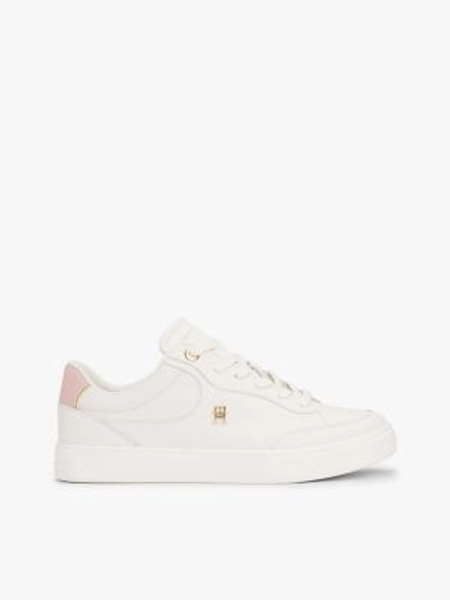 Monogram Leather Court Sneaker | Tommy Hilfiger