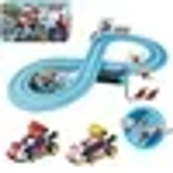 Carrera 20063024 Mario Kart Mario vs. Peach First Beginner Slot Car Racing Set
