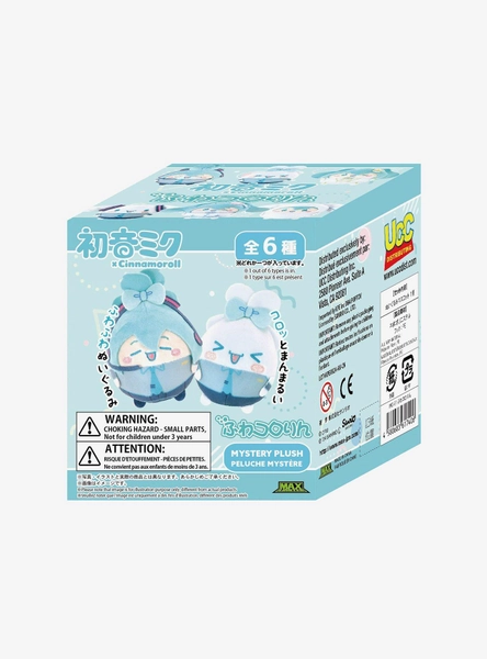 Hatsune Miku X Cinnamoroll Fuwakororin Blind Box Plush