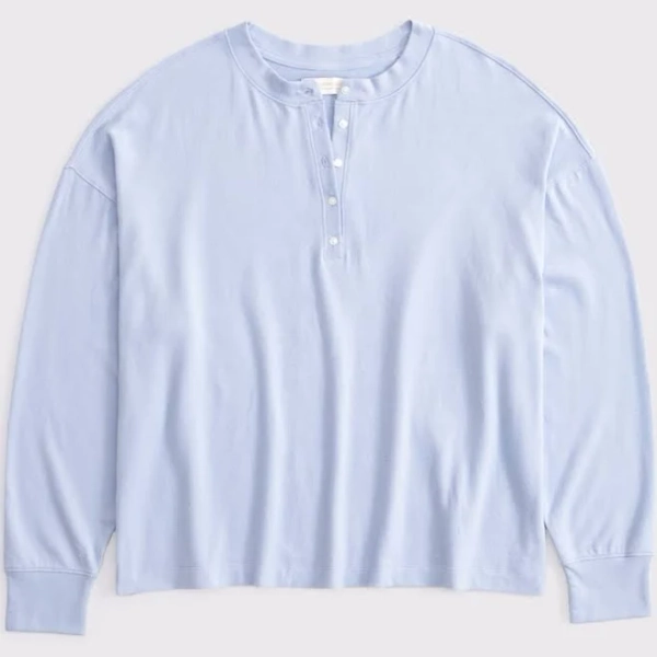 Abercrombie & Fitch Women's Oversized Long-Sleeve Knit Top