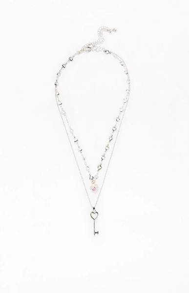 Alice Key Layered Necklace
