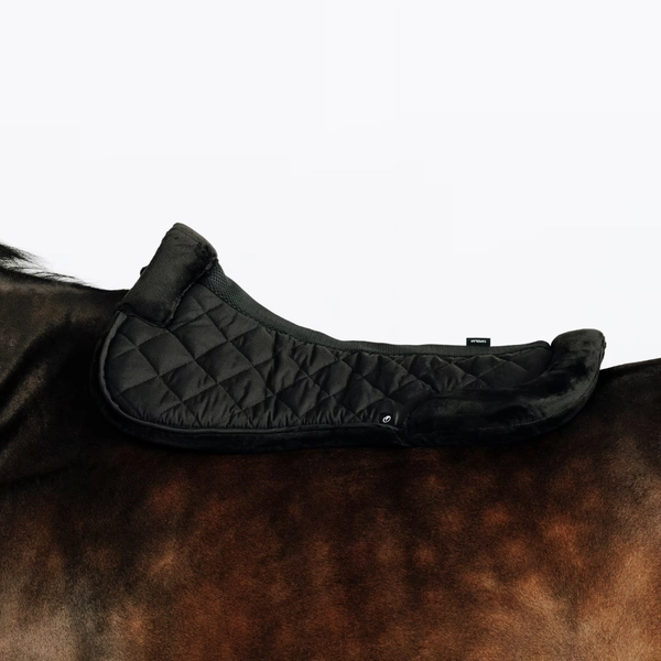 Amortisseur équitation mouton synthétique cheval et poney - 500 noir | Decathlon