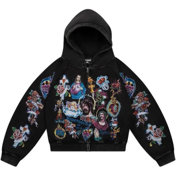 Righteous Risen King Zip Up Hoodie