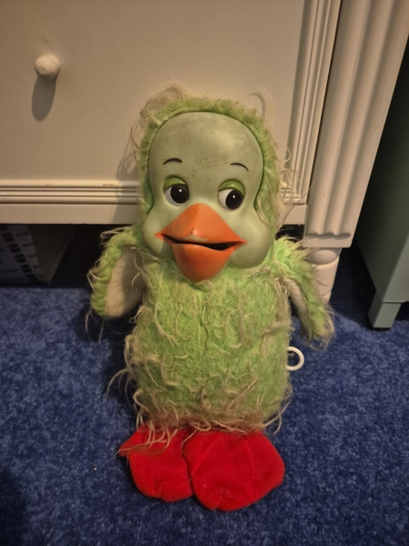 Orville The Duck Plush Toy 1980’s Keith Harris Pull String Talking 10’’ Tebro