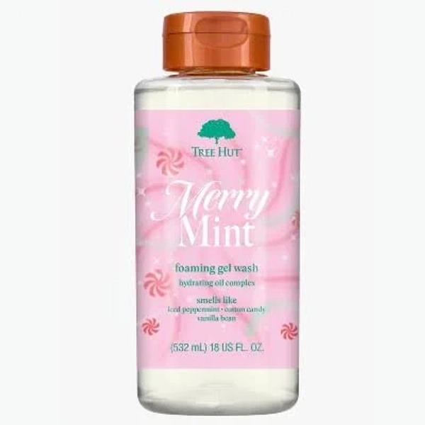 Tree Hut Merry Mint Foaming Gel Wash 510 G
