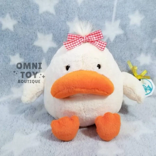 Jellycat Delia Duck BOW Spring Farm Toy Plush Gift