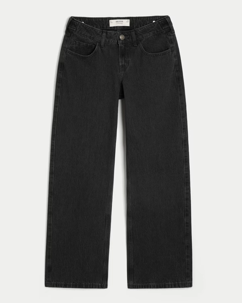 Hollister Andi Adjustable Waist Low-Rise Baggy Jeans