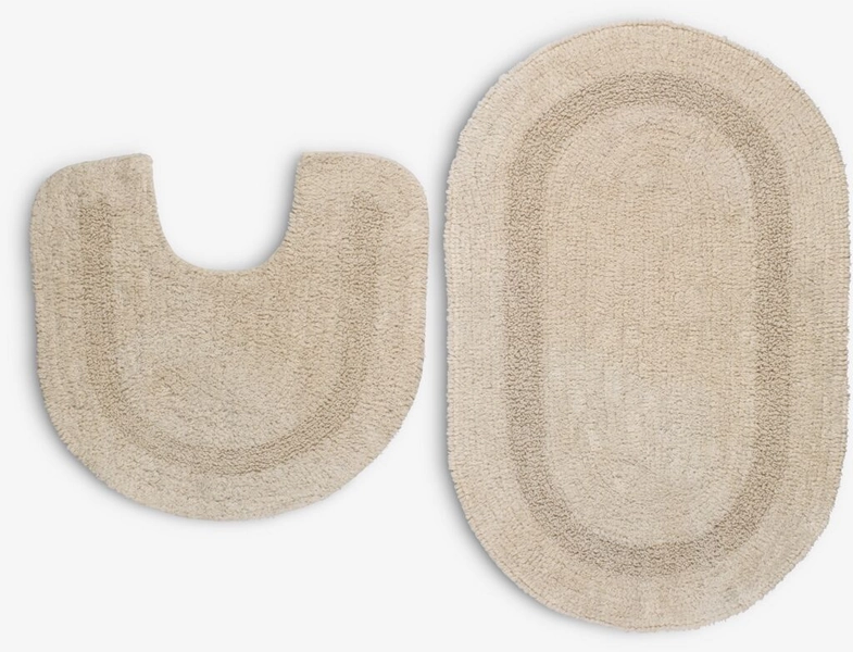 Badmatset LERDALA 2 stuks beige | JYSK