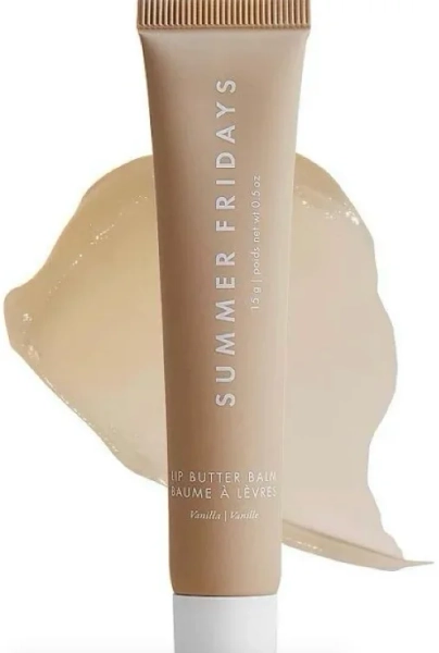 Lip Butter Balm Treatment for Hydration + Nourishing Shine - Vanilla 
