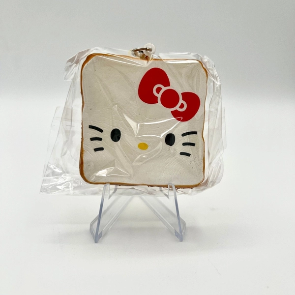 Hello Kitty Sanrio Characters Fuwafuwa Squishy Bread Mascot Keychain Gachapon
