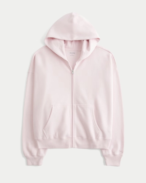 Oversized Zip-Up Hoodie
