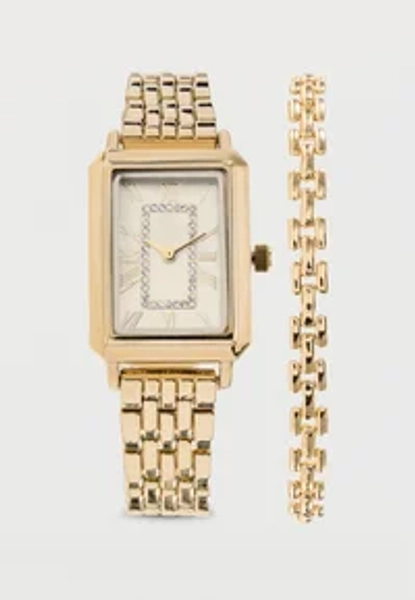 SET - Uhr - gold-coloured