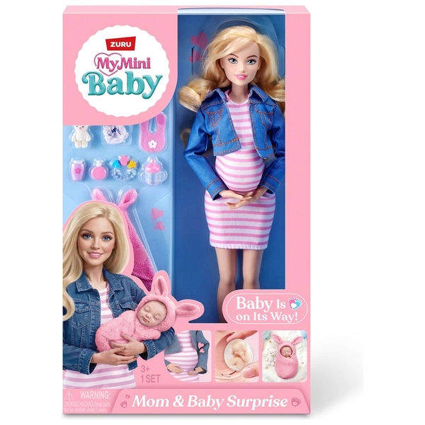 My Mini Baby Mom & Surprise Doll By ZURU