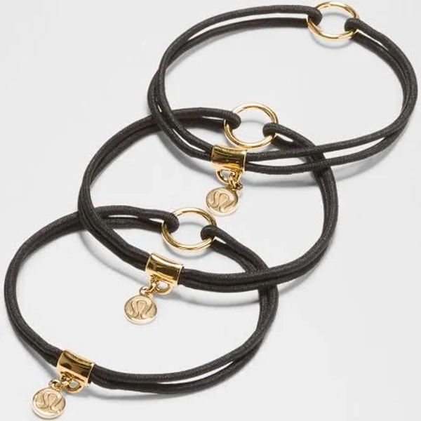 lululemon Logo Bead Hair Ties
