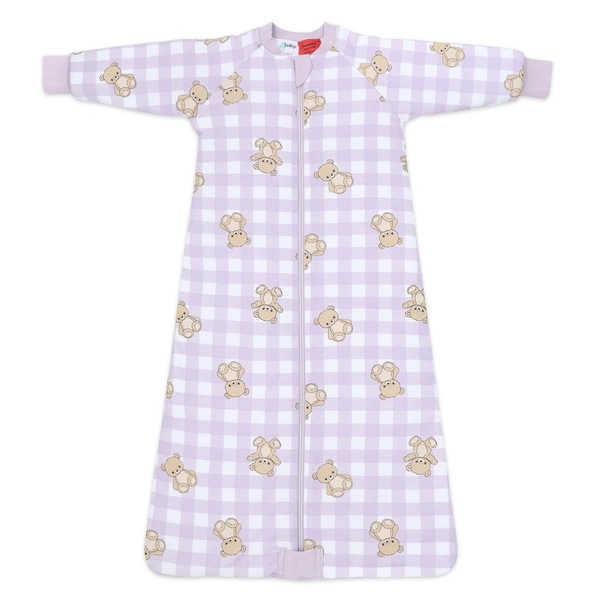 4Baby Long Sleeve Sleeping Bag 3.5 Tog Teddy Bears Size 3-12 Months