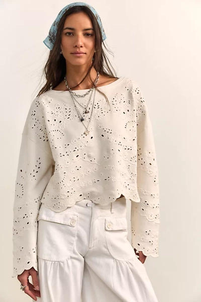 Iris Embroidered Sweatshirt