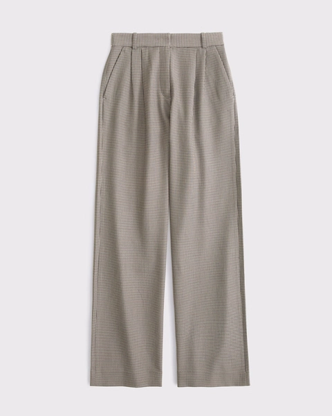 Curve Love A&F Sloane Tailored Wide Leg Pant