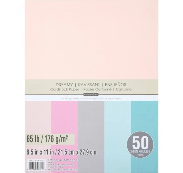 Recollections Dreamy Cardstock Paper