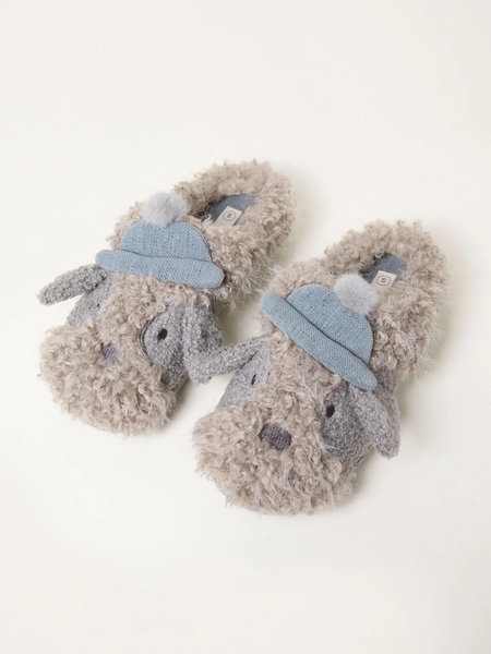 Grey Scamp Dog Slipper