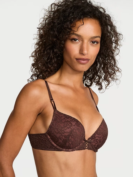 Sexy Tee Lacie Lace-Up Push-Up Bra