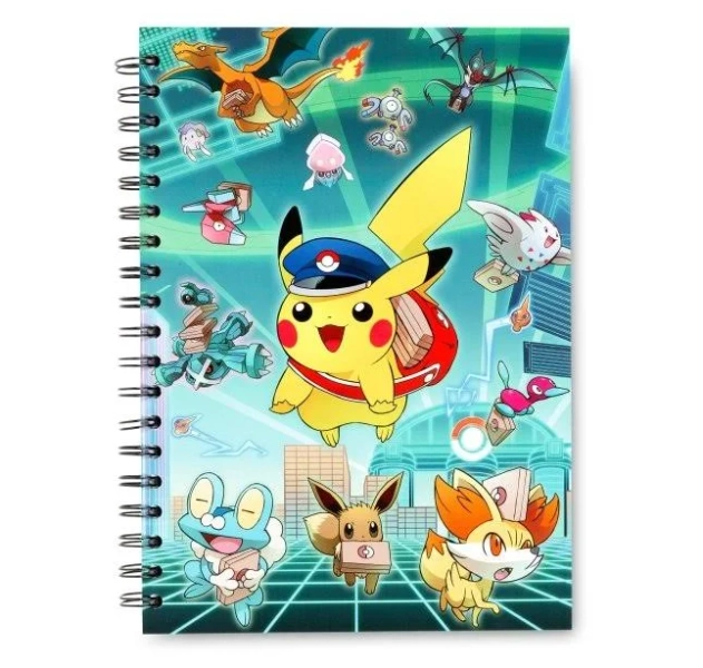 Official Special Delivery Pikachu Spiral Notebook