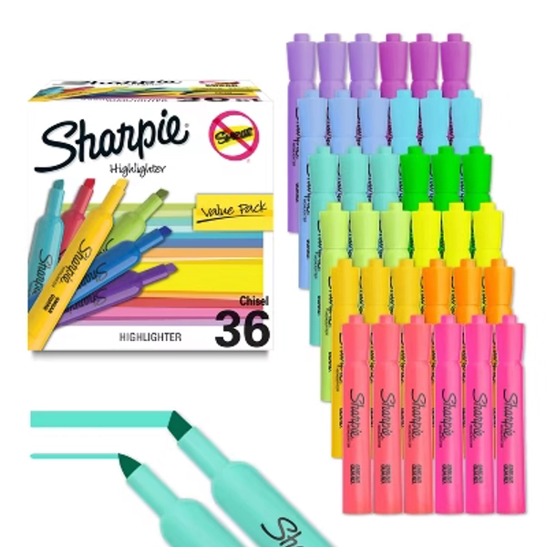 Sharpie 36ct Tank Colorful Highlighters