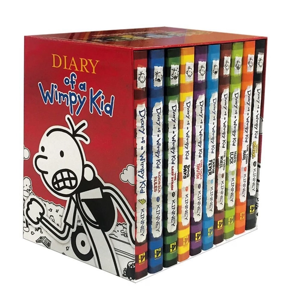 Diary of a Wimpy Kid: Boxed Set (Books 1-10) (Hardcover) - Walmart.com