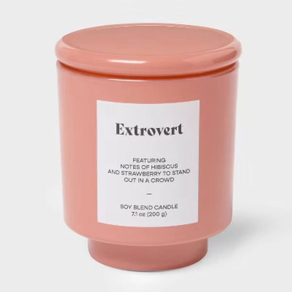 Lidded Jar Candle Extrovert 7.1oz - Room Essentials™