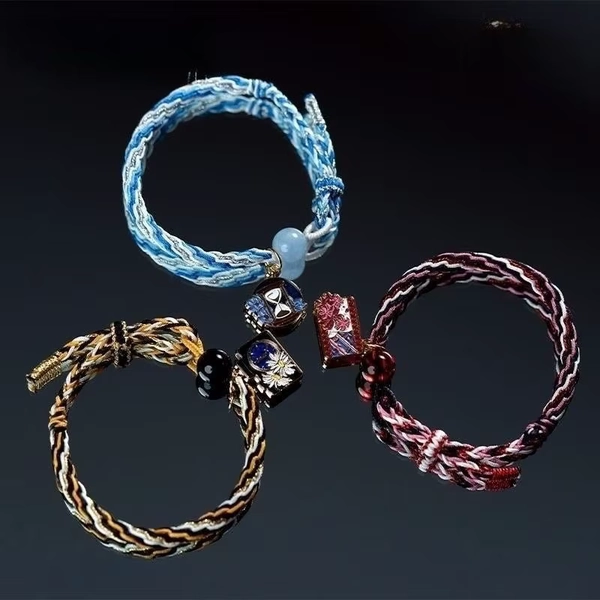 Anime model Link Click Anime Lucky bracelet Cheng Xiaoshi Lucas Jo Handmade Bracelets Hand Chain Xmas Birthday Gift - AliExpress 200000532