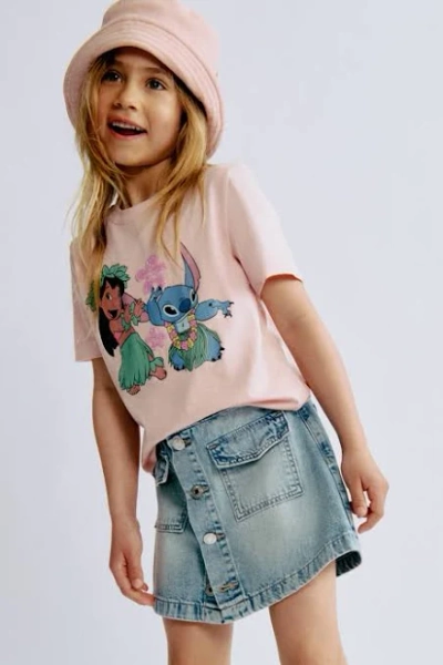 Girls h&m Cotton T-Shirt with Printed Motif