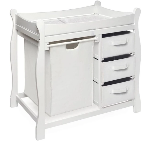 Degraff Deluxe Sleigh Style Changing Table
