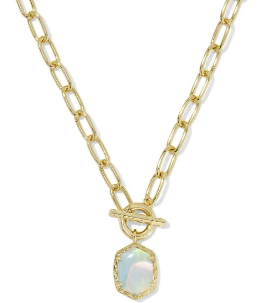 Kendra Scott Daphne Gold Link and Chain Necklace