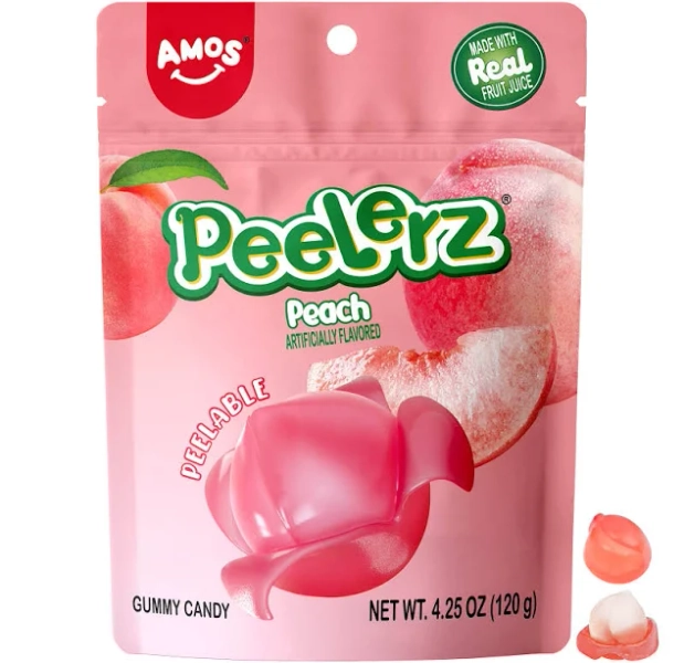 Peelerz Peelable Peach Gummies